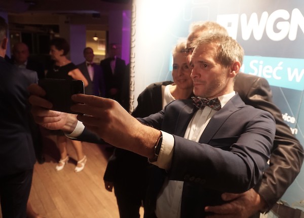 Selfie w czasie Uroczystej Gali Award Broker WGN 2019
